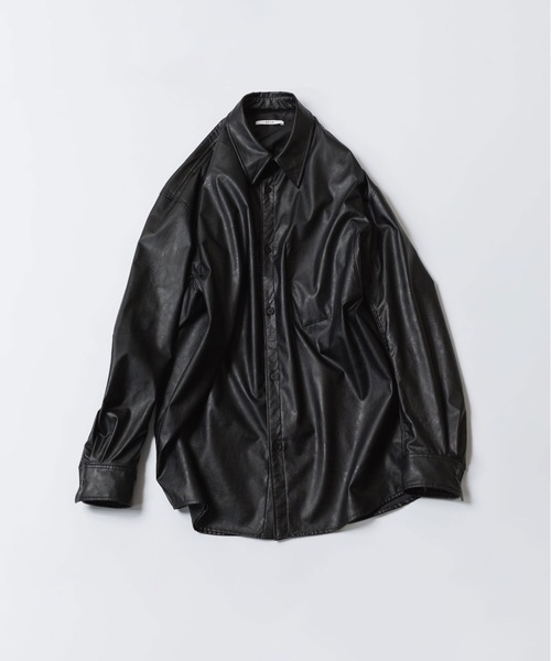   黒 レザーシャツ Lサイズ imgrc0068838714.jpg
