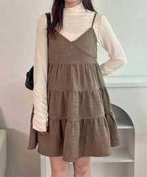 【apres jour clair】レース切り替えキャミチュニック【ZOZOTOWN限定アイテム】