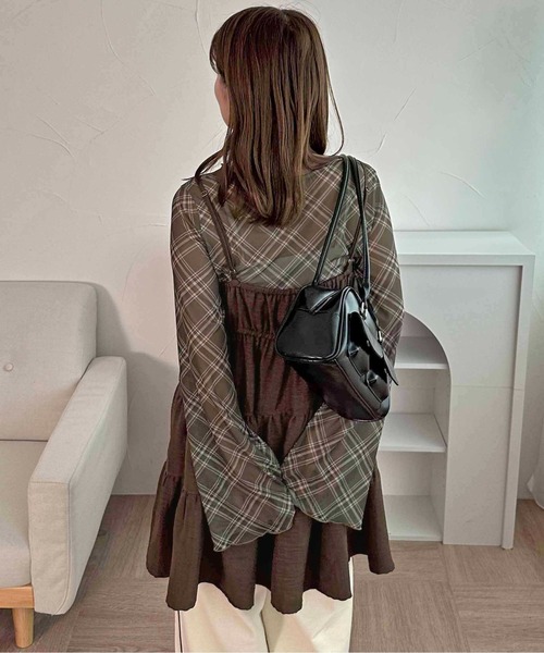 apres jour clair】レース切り替えキャミチュニック【ZOZOTOWN