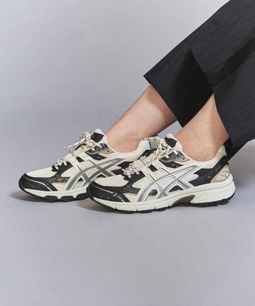 ★Asics★ GEL-NUNOBIKIロートップ ライフ ★カジュアルシューズ GEL-NUNOBIKI | CREAM/DARK OLIVE | スポーツスタイル メンズ