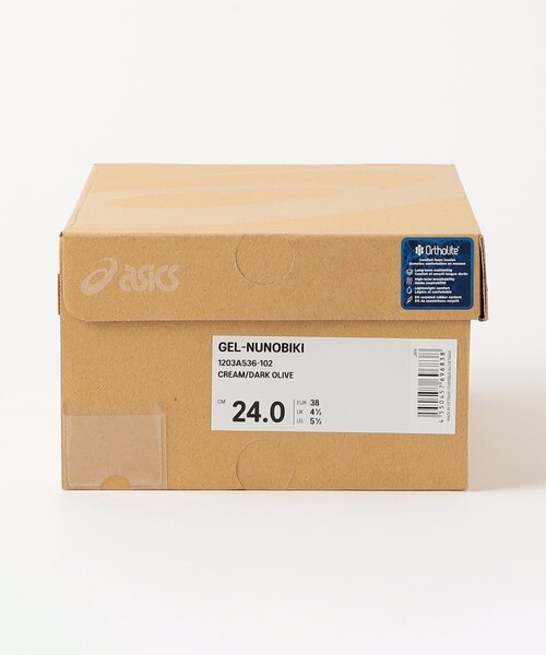 ASICS(アシックス)の「<asics>GEL-NUNOBIKI/スニーカー(スニーカー・レディース・ナチュラル/ブラック・25cm/24.5cm/23.5cm/24cm)」の19枚目の写真