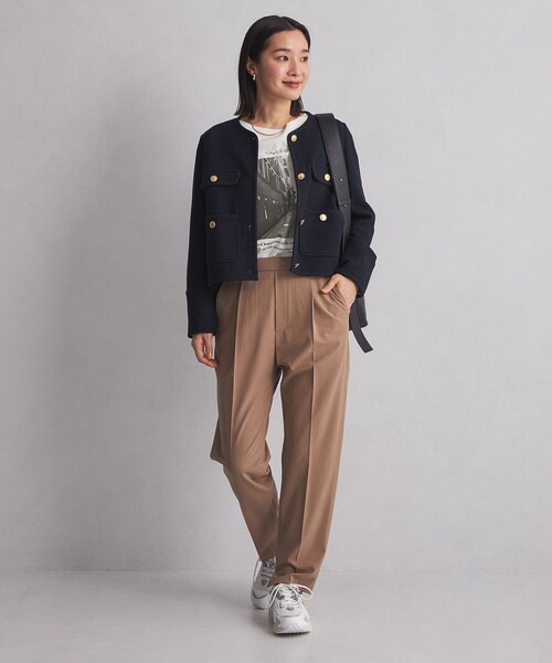 green label relaxing(グリーンレーベルリラクシング)の「<at ease>フォトプリント カットソー(Tシャツ/カットソー・レディース・ホワイト/ダークグレー・FREE)」の9枚目の写真