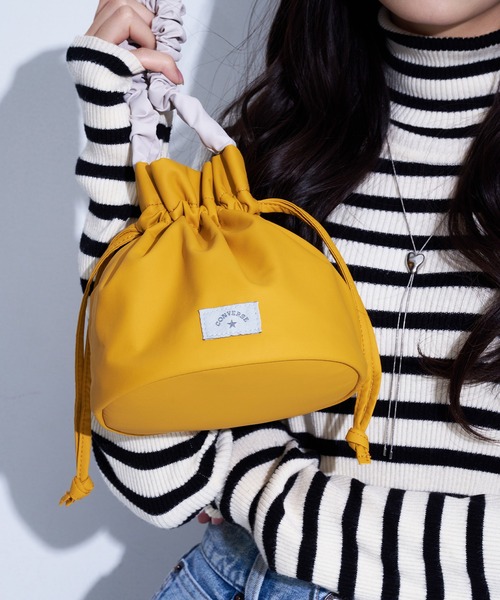 CONVERSE(コンバース)の「【CONVERSE/コンバース】FURILL MINI BAG/フリルミニバッグ/フェイクレザー/コンバース(ハンドバッグ・レディース・イエロー/レッド/グリーン/グレー/ブルー・FREE)」の20枚目の写真