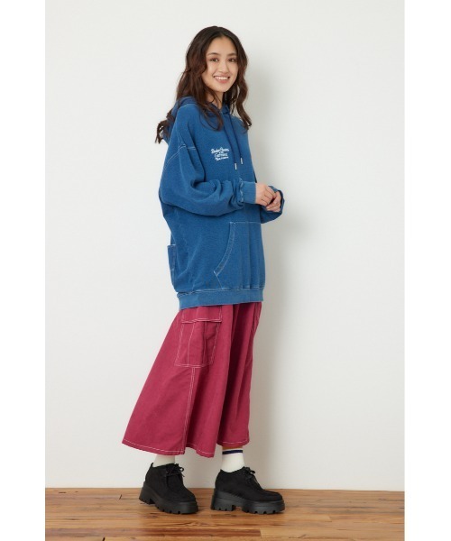 BIG MAC（ビッグマック）の「【BIG MAC】PAINTER パーカー（パーカー・レディース・ブラック/オフホワイト/ブルー・FREE）」の5枚目の写真