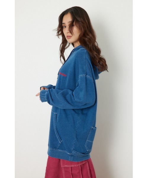 BIG MAC（ビッグマック）の「【BIG MAC】PAINTER パーカー（パーカー・レディース・ブラック/オフホワイト/ブルー・FREE）」の8枚目の写真