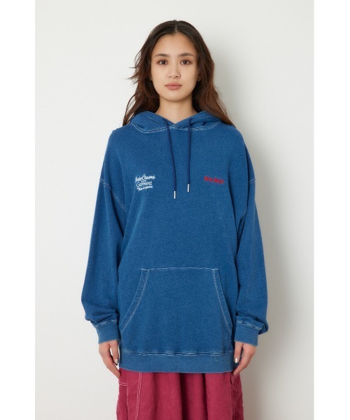 BIG MAC（ビッグマック）の「【BIG MAC】PAINTER パーカー（パーカー・レディース・ブラック/オフホワイト/ブルー・FREE）」の10枚目の写真