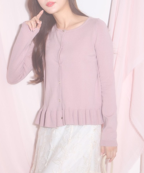 HIAND 裾フリルカーディガン HIAND 裾フリルカーディガン