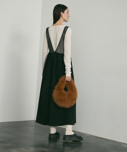 chouchou SHES(シーズ)　深Vジャンスカ Lutim by u（ルチバイユー）の「深Vバックネットジャンスカ