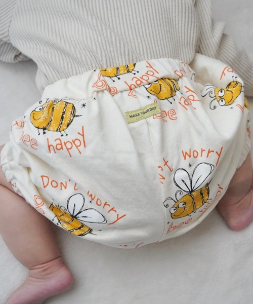 MAKE YOUR DAY（メイクユアデイ）の「いろんな総柄ベビーパンツ（その他ベビーウェア・キッズ・アイボリー/グレー/ベージュ/ミント・70-80cm）」の3枚目の写真