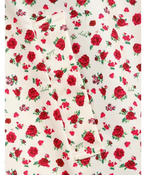 Little sunny bite(リトルサニーバイト)の「【Little Sunny Bite】rose nylon jacket(ナイロンジャケット・レディース・ブラック/アイボリー/ピンク・MEDIUM/SMALL)」の16枚目の写真
