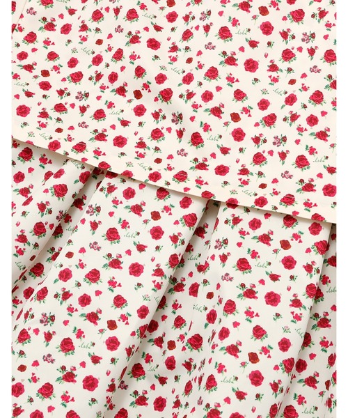 Little sunny bite(リトルサニーバイト)の「【Little Sunny Bite】rose nylon jacket(ナイロンジャケット・レディース・ブラック/アイボリー/ピンク・MEDIUM/SMALL)」の10枚目の写真