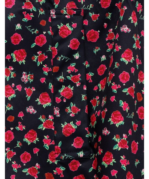Little sunny bite(リトルサニーバイト)の「【Little Sunny Bite】rose nylon jacket(ナイロンジャケット・レディース・ブラック/アイボリー/ピンク・MEDIUM/SMALL)」の5枚目の写真