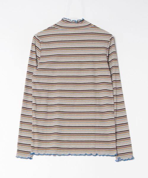 チチカカ（チチカカ）の「配色メロウタートルネックインナー（Tシャツ/カットソー・レディース・レッド/ブラック/ブルー・FREE）」の4枚目の写真