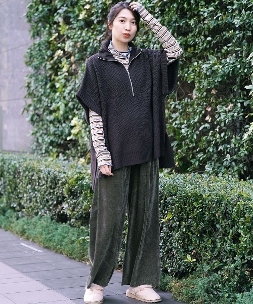 チチカカ（チチカカ）の「配色メロウタートルネックインナー（Tシャツ/カットソー・レディース・レッド/ブラック/ブルー・FREE）」の6枚目の写真