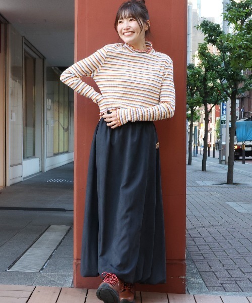 チチカカ（チチカカ）の「配色メロウタートルネックインナー（Tシャツ/カットソー・レディース・レッド/ブラック/ブルー・FREE）」の11枚目の写真