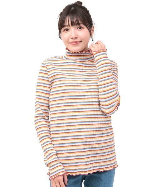 チチカカ（チチカカ）の「配色メロウタートルネックインナー（Tシャツ/カットソー・レディース・レッド/ブラック/ブルー・FREE）」の16枚目の写真