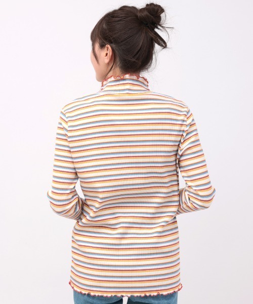 チチカカ（チチカカ）の「配色メロウタートルネックインナー（Tシャツ/カットソー・レディース・レッド/ブラック/ブルー・FREE）」の18枚目の写真