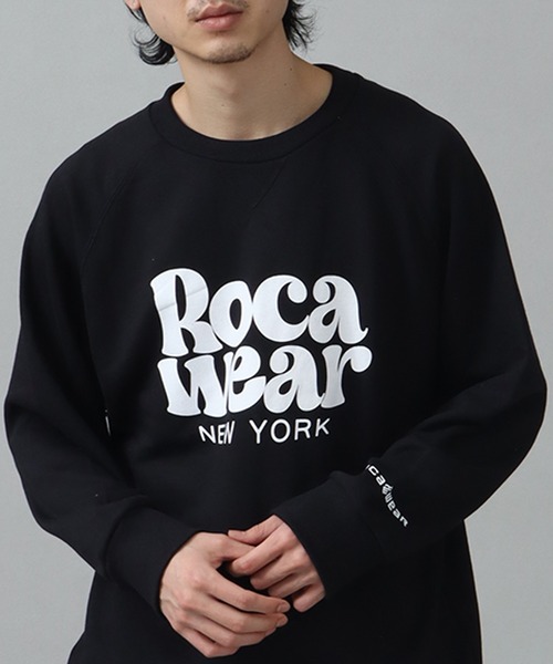 セール】【ROCAWEAR/ロカウェア】ロゴスウェットトレーナー