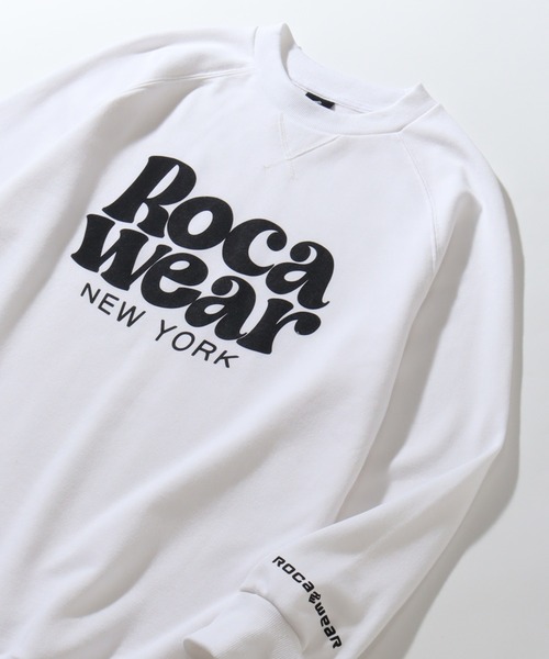 ROCAWEAR(ロカウェア)の「【ROCAWEAR/ロカウェア】ロゴスウェットトレーナー(スウェット・メンズ・ベージュ/ホワイト/ブラック・M/L/XL)」の15枚目の写真