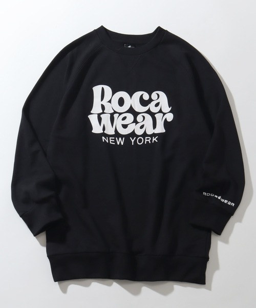 セール】【ROCAWEAR/ロカウェア】ロゴスウェットトレーナー