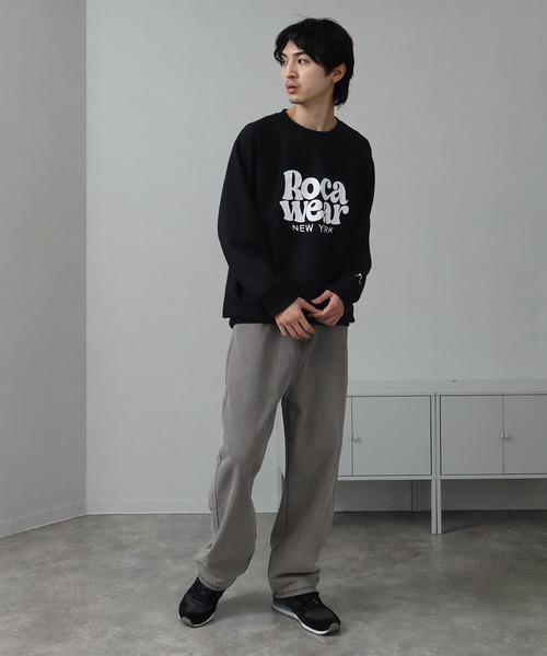 ROCAWEAR(ロカウェア)の「【ROCAWEAR/ロカウェア】ロゴスウェットトレーナー(スウェット・メンズ・ベージュ/ホワイト/ブラック・M/L/XL)」の10枚目の写真