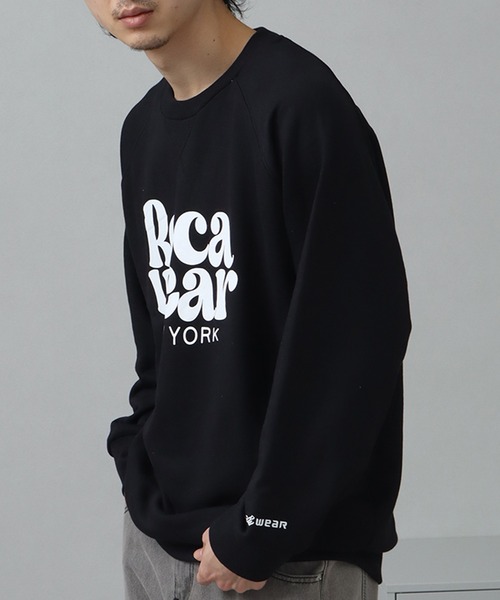 ROCAWEAR(ロカウェア)の「【ROCAWEAR/ロカウェア】ロゴスウェットトレーナー(スウェット・メンズ・ベージュ/ホワイト/ブラック・M/L/XL)」の8枚目の写真