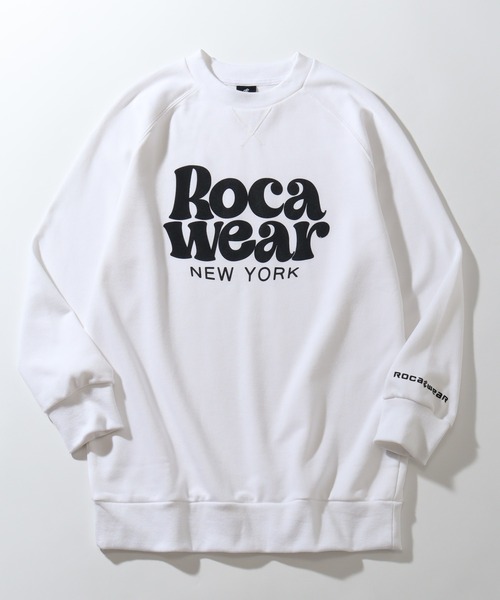 セール】【ROCAWEAR/ロカウェア】ロゴスウェットトレーナー