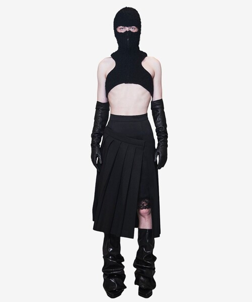 STUDIOUS（ステュディオス）の「【POOLDE/プールデ】W Skirts/プリーツ（スカート・レディース・ブラック・M）」の12枚目の写真