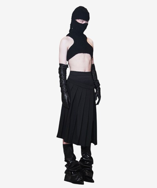 STUDIOUS（ステュディオス）の「【POOLDE/プールデ】W Skirts/プリーツ（スカート・レディース・ブラック・M）」の13枚目の写真