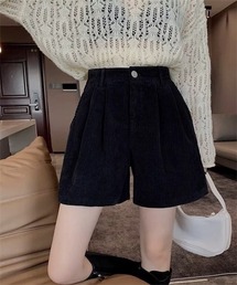 コーデュロイショートパンツ
