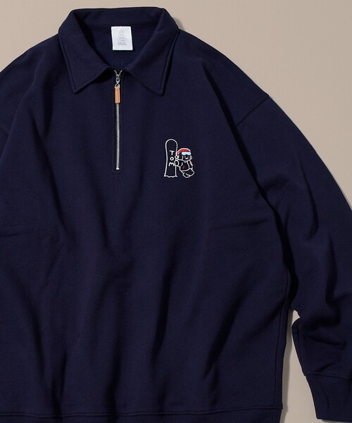 【セール】tombonia/トムボニア スノボムック ハーフジップ スウェット（スウェット）｜FREAK'S STORE（フリークスストア） 5,857円
