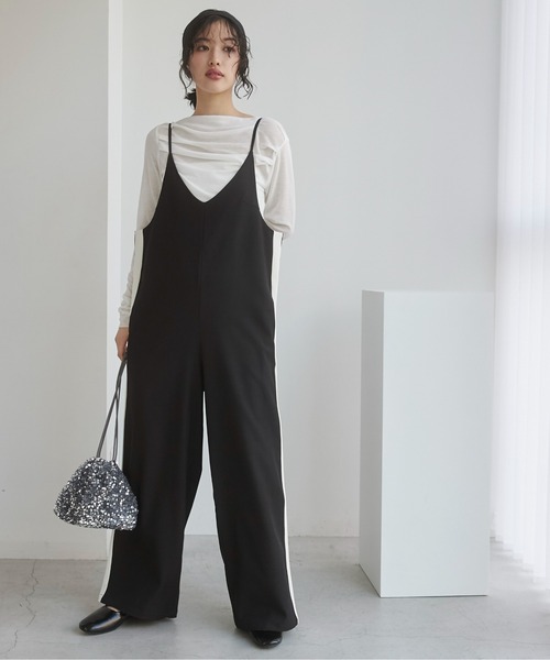 最終価格　完売品　美品　23区L サロペット　オーバーオール　サイズ44 最終価格 完売品 美品 23区L サロペット オーバーオール サイズ