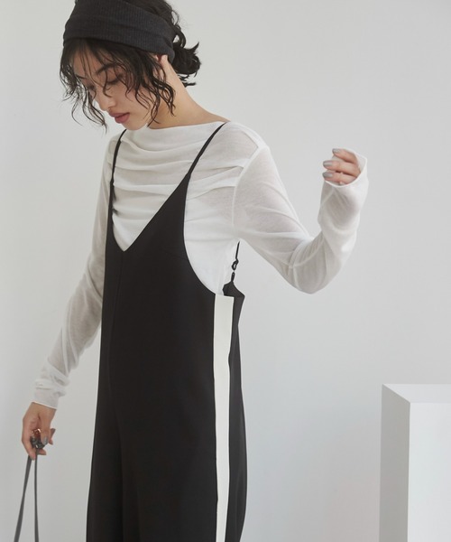 1990s marie claire ビンテージ　オールインワン　サロペット trois / ウェザーヴィンテージ キャミサロペット | anouk