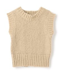 LUKU nari（ルクナーリ）の「ショートニットベスト（ベスト）」