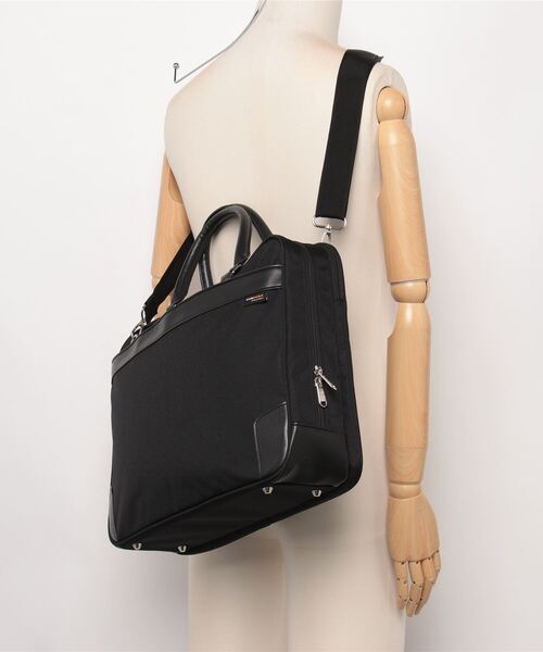 SAC'S BAR セレクト（サックスバーセレクト）の「【水野鞄店/MIZUNO BAG】 バータックス 2ルームブリーフ（ビジネスバッグ・メンズ・ブラック・FREE）」の15枚目の写真