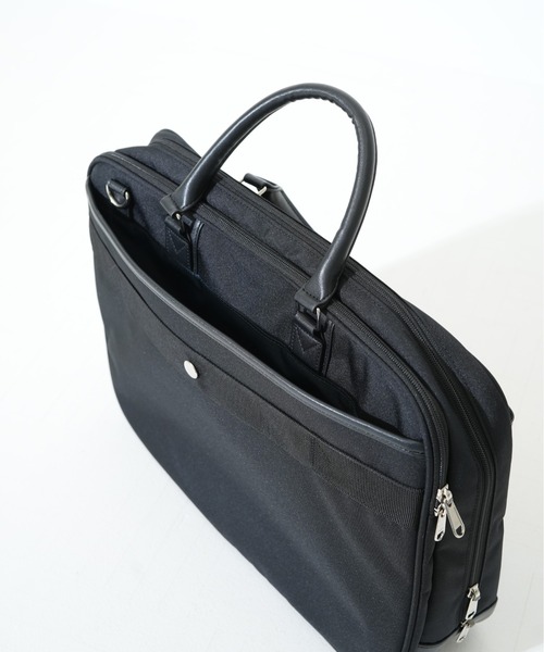 SAC'S BAR セレクト（サックスバーセレクト）の「【水野鞄店/MIZUNO BAG】 バータックス 2ルームブリーフ（ビジネスバッグ・メンズ・ブラック・FREE）」の9枚目の写真
