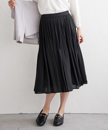 シフォンプリーツスカート