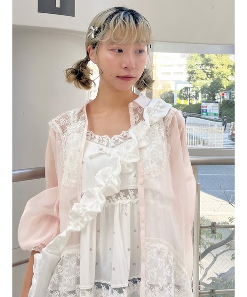 merry jenny（メリージェニー）の「FOR YOU ribbon hair clip　/　フォーユーリボンヘアクリップ（バレッタ/ヘアクリップ・レディース・シルバー・FREE）」の7枚目の写真