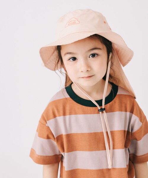 B:MING by BEAMS（ビーミングバイビームス）の「サファリ ハット 2025SS（ハット・キッズ・ブルー/オフホワイト/ピンク・ONE SIZE）」の5枚目の写真