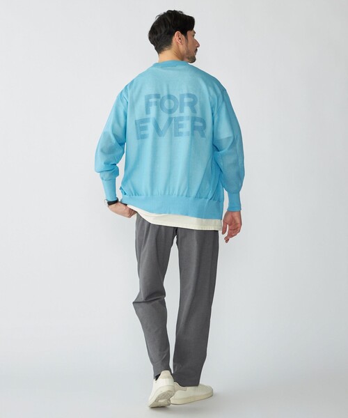 SHIPS(シップス)の「BENCH MARKING SHIRT: シアー ニット Vカーディガン(カーディガン/ボレロ・メンズ・ブラック/ライトブルー/ライトグリーン・MEDIUM/LARGE/SMALL)」の8枚目の写真
