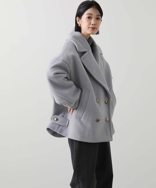 セール】ビーバー大衿Pコート（その他アウター）｜Gready Brilliant