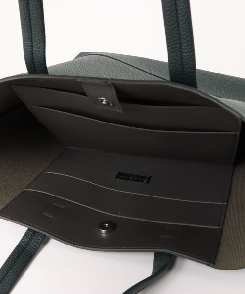 ikka（イッカ）の「【雑誌MonoMax4月号掲載】5ポケットシュリンクトートバッグ（トートバッグ・メンズ・ダークグリーン/グレー/ブラック/ネイビー・FREE）」の7枚目の写真