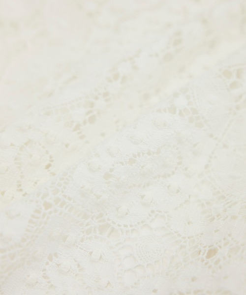 ROPE'（ロペ）の「CLUNY(クルーニー) コットンレースキャミソール（キャミソール・レディース・オフホワイト・FREE）」の8枚目の写真