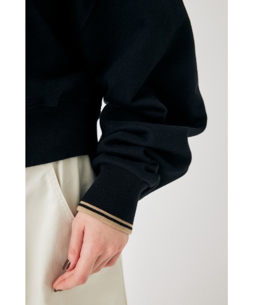 MOUSSY（マウジー）の「【ZOZO・一部店舗限定】MOUSSY OUTLINE プルオーバー（スウェット・レディース・ブラック/マジェンタ/ホワイト・FREE）」の13枚目の写真