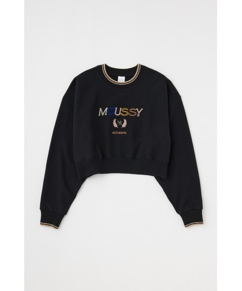 MOUSSY（マウジー）の「【ZOZO・一部店舗限定】MOUSSY OUTLINE プルオーバー（スウェット・レディース・ブラック/マジェンタ/ホワイト・FREE）」の14枚目の写真
