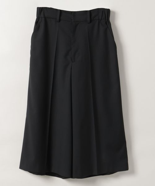 eL（エル）の「【eL】Wide Half Pants/287441（スラックス・レディース・ブラック/グレー・FREE）」の2枚目の写真