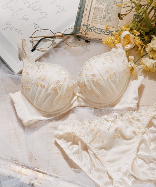 セール】【northerly bra 楽ちんフィットシリーズU字】 すずらん刺繍