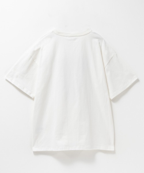 DISCUS(ディスカス)の「DISCUS イヌ アニマル プリントBIG 五分袖Tシャツ(Tシャツ/カットソー・レディース・ホワイト/チャコールグレー・L/M)」の22枚目の写真