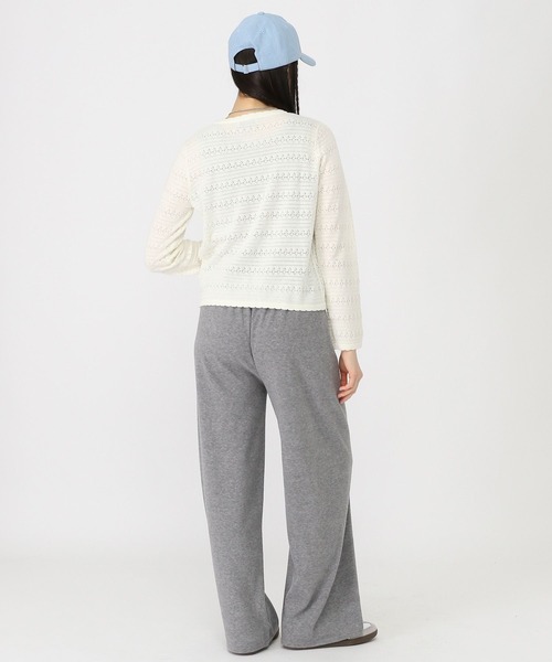 3.3 Field Trip (3.3フィールドトリップ)の「3.3 Field Trip/パンチングカーディガン(カーディガン/ボレロ・レディース・ライトブルー/アイボリー・FREE)」の17枚目の写真