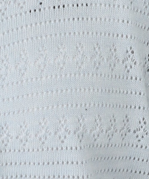 3.3 Field Trip (3.3フィールドトリップ)の「3.3 Field Trip/パンチングカーディガン(カーディガン/ボレロ・レディース・ライトブルー/アイボリー・FREE)」の13枚目の写真